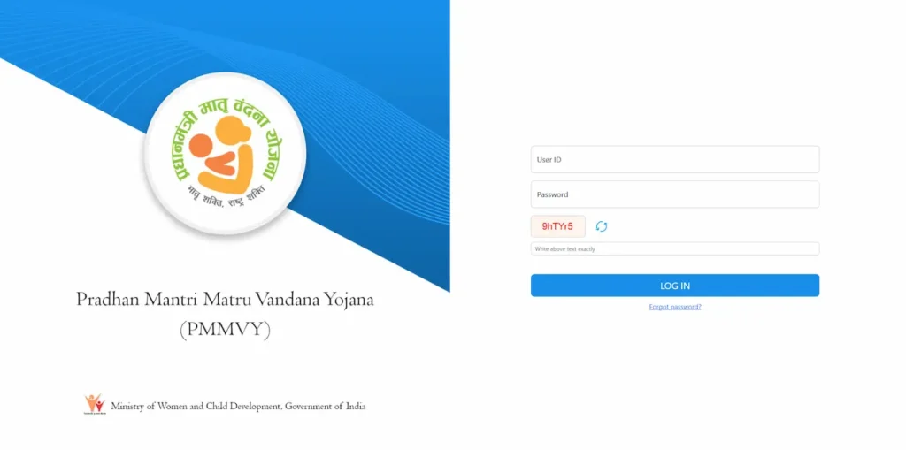 Pmmvy Wcd Gov In Account Login