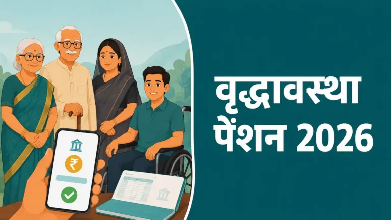 Vridha Pension 2026 वृद्धावस्था विधवा और दिव्यांग पेंशन की पूरी जानकारी